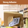 2.5 Mil Premium 7"x 10" Clear Self-Adhesive Packing List Envelopes (100 Pack)