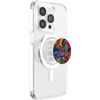 Colorful Seashell-Inspired Swirling Art PopSockets PopGrip for MagSafe