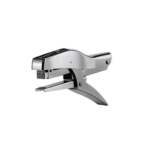 Rexel Optima 19 Low Force Plier Stapler - Silver/Black