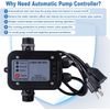 Smart Water Pump Pressure Controller - Automatic Electronic Switch, Adjustable P