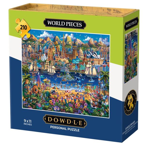 Dowdle Personal Puzzle - World Pieces - 210 Piece