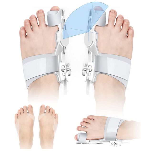 Bunion Corrector for Women & Men, Orthopedic Bunion Toe Straightener 2pc