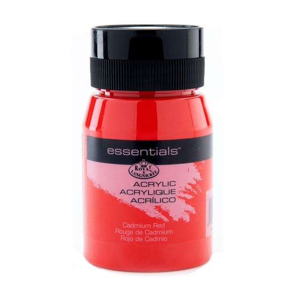 Royal & Langnickel RAA-5110 Essentials 500ml Acrylic Paint - Cadmium Red