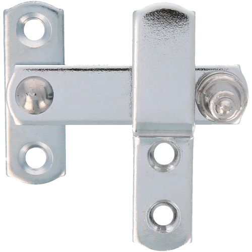 Amig - Shutter Hook with Flap 4 - Safety Latch for Matte Chrome Finish Windows - Rustic Garden & Outdoor Hardware