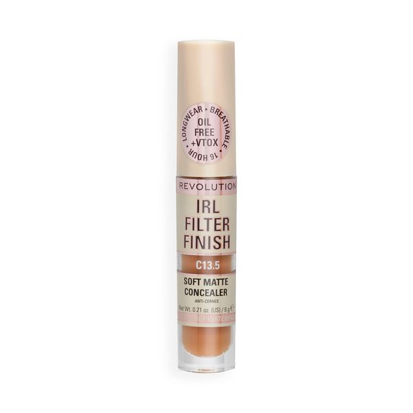 Makeup Revolution, IRL Concealer Filter Finish, mittlere oder vollständige Abdeckung, C3, 6 g