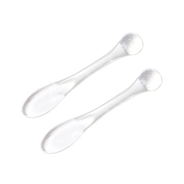 ccHuDE 20 Pcs Clear Acrylic Makeup Spoon Sticks Cosmetic Spatulas Facial Cream Mask Spatula Stick Tool for Mixing