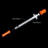 1ml 0.33x8mm Plastic Multiple Uses Measuring Tools, Individually Wrapped (20 Pack)
