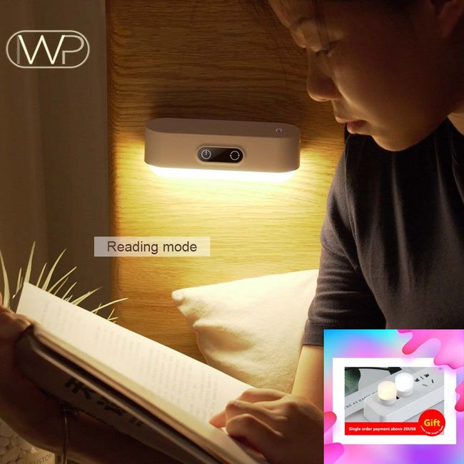 Magnetic LED Motion Sensor Wall Light - Rechargeable Night Light