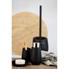 Wenko Soap Dish, Ceramic, Black, 11, 5 x 3 x 11, 5 cm