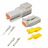 2 PIN DEUTSCH DTM DTM04-2P DTM06-2S WATERPROOF ELECTRICAL CONNECTOR KIT