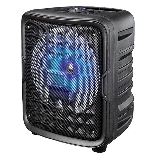 Supersonic IQ-6608DJBT 8" Portable Speaker +TWS-Bluetooth +USB/SD/FM/LED +Mic