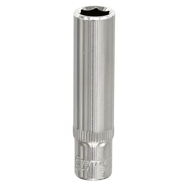 Sealey Sp1408D Walldrive Socket 8Mm Deep 1/4Sq Drive Fully Polished