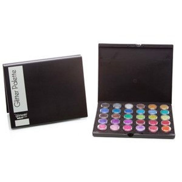 Glimmer Body Art Temporary Tattoo Palette with 30 Glitters