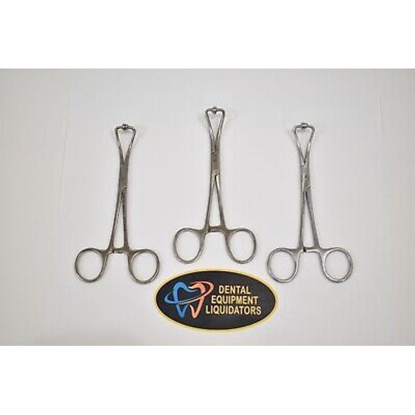 Surgical Medical Forceps 5.5"  OR Grade Stainless Steel - 3 PC Set