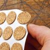 Cork Dots 24 Self Adhesive 1" Diameter Cushion Floor Scratch Prevention & Crafts