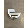 Set of 2 Tea Towel Holders for 20 mm Front (216_White)