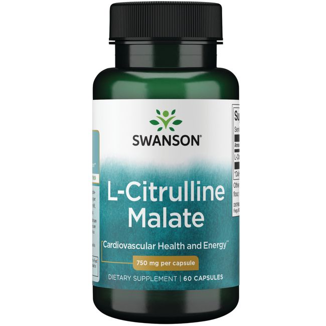 Swanson L-citrulline Malate 750 mg 60 Capsules