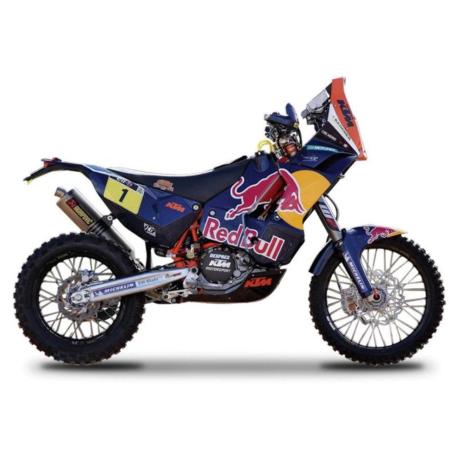 KTM 450 Rally Dakar #1 "Red Bull" Motorcycle 1/18 by Bburago 51071