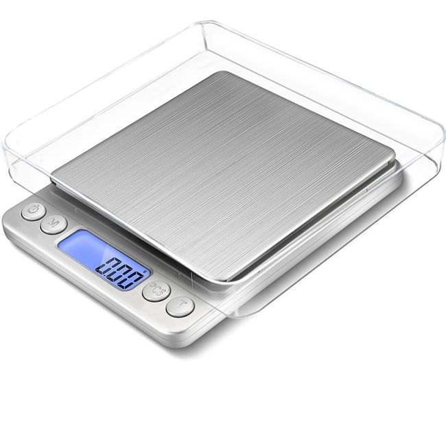 Digital Pocket Scale, 500g Capacity High Precision Balance of 0.01g, Mini Electronic Grams Reloading Scale, Food Scale, Jewelry Scale, Kitchen Scale