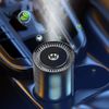 Tnfeeon Car Diffuser for Essential Oils, Portable Humidifier with USB, 7 Color LED Light, Automatic Environment Sensing, Black