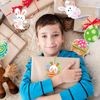 Geepen Easter Decorations 18PCS Hanging Easter Eggs Easter Bunny Hanging Decorations for Easter Basket Tree Easter Cards Easter Gifts Easter Crafts for Kids Toddlers Teens