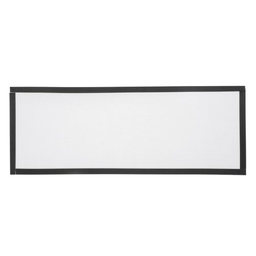 MECCANIXITY 2PCS PC Dust Filter, 400mmx150mm PVC Computer Case Cooler Dustproof Mesh Cover Fan Grills for Computer Chassis Speaker, White