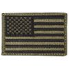 Fox Outdoor Products USA Flag Patch Left Face, Olive Drab
