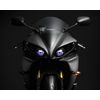 LED Dynamic Pupil Devil Eyes Remote Control Projector Lens Headlight 33 Modes