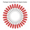 3rd Party Accessory for Cricut, 30 PCS Replacement Accessories for Cricut Explore Air 2 (45 Degree)