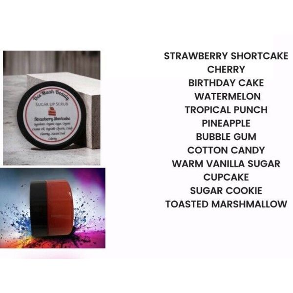 Flavored Sugar Lip Scrub