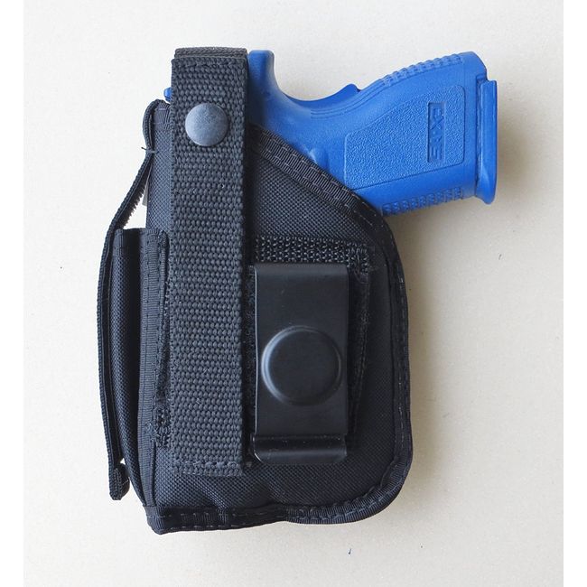 Hip Holster for Taurus Millenium G2, G2s & G2c with Small Underbarrel Laser Mounted on Gun