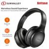 Boltune Bluetooth Wireless Headphones Active Noise Cancelling On-ear Headset
