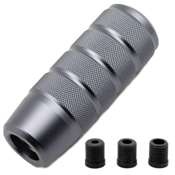 fogman Shift Knob Shift Lever Custom Aluminum Alloy Stick Universal (Gray)