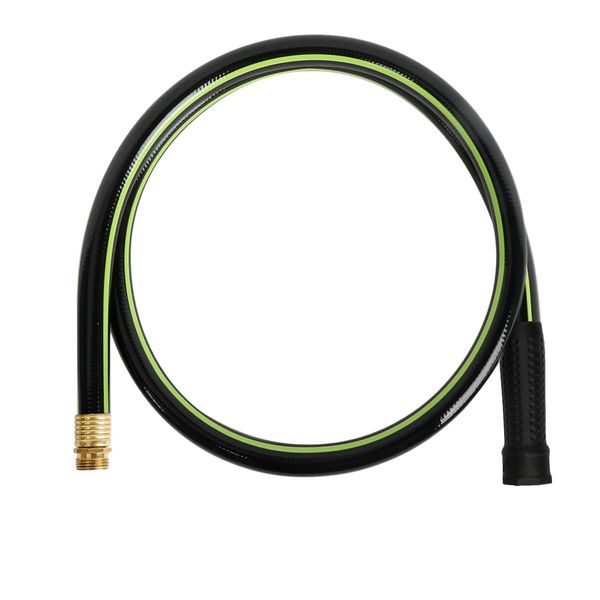 Worth Garden Leader Short Garden Hose 3/4 in. x 4 ft. No Kink, Lead-in Water Hose with Male to Female Fittings PVC Durable Garden Pipe with Solid Brass for Household & commercial 12 YEARS WARRANTY