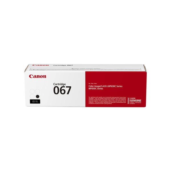 Canon 067 Black Toner Cartridge, Compatible to MF656Cdw, MF654Cdw, MF653Cdw, LBP633Cdw and LBP632Cdw Printers