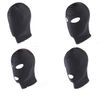WooJoo Zipper Face Mask Full Head Open Mouth Open Mouth Type Bondage Mask (Mouth & Eye Opening)
