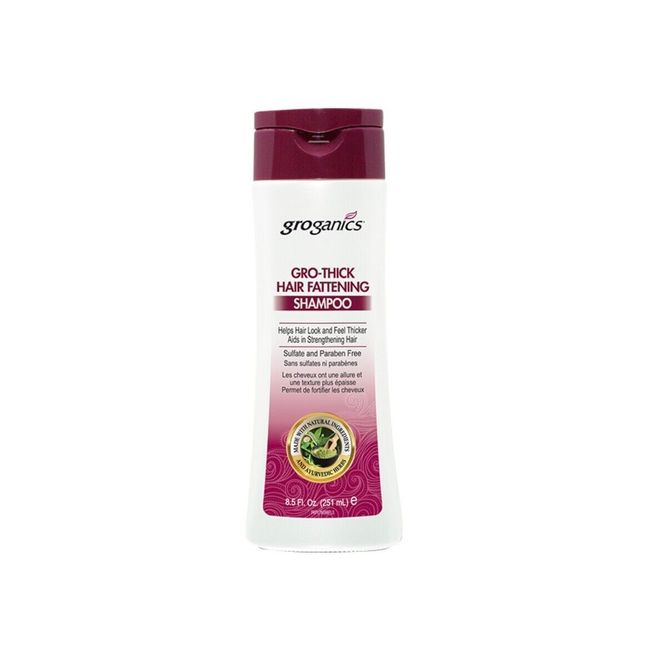 GROGANICS GRO-THICK HAIR FATTENING SHAMPOO 8OZ FREE SHIPPING! BUY MORE & SAVE!