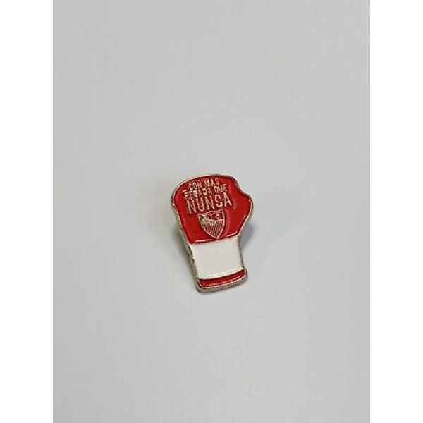 Nunca ( Never) Red Boxing Glove Lapel Pin