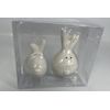 Easter Bunny Salt & Pepper Shakers Holiday Rabbits Decorations