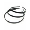 Pack of 3 Black Plastic Headbands 1cm