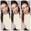Braided Hair Extension, 24inch Length (2/27/613)