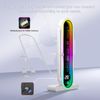 ARGB GPU Support Bracket with Temperature Display（Ambient Case Temp），5V 3pin Universal GPU Bracket，Graphics Video Card Brace with Height Adjustable，DY7-White