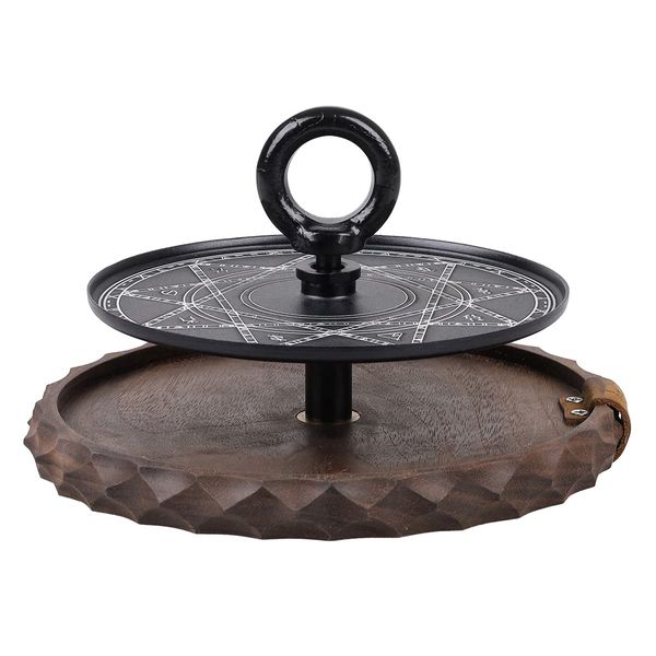 Thous Winds Mosquito Coil Holder Camping Peg Lightweight Compact Black Walnut