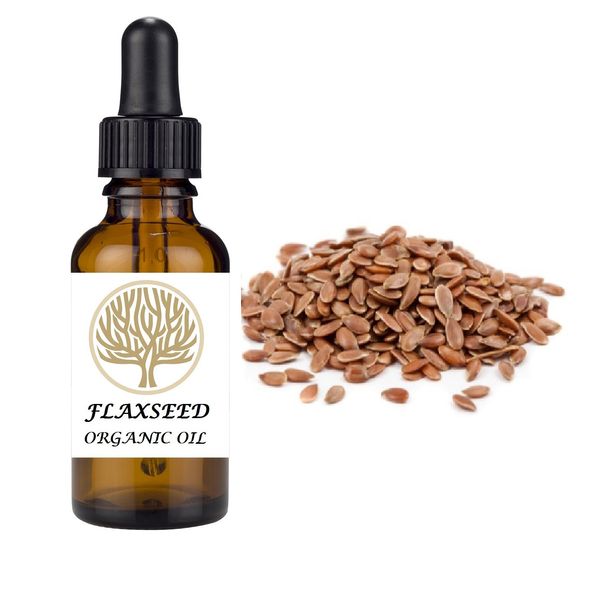 100% NATURAL Organic Flaxseed Face & Body Oil very high in the natural anti-oxidant Vitamin E (30ml)