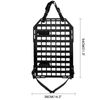 Tactical Rigid Panel Vehicle Seat Back Rack Storage Organizer For MOLLE  System