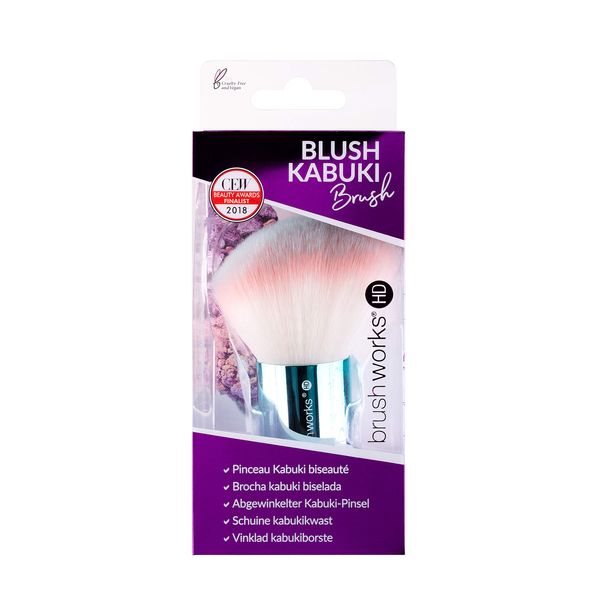 Brushworks HD Angled Kabuki Brush (Unicorn)