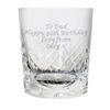 Personalised Crystal Whiskey Tumbler