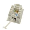 kenable Floor Box Keystone Cat6 Low Profile Network 6C Module 38 x 25mm