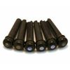 Ebony/Abalone Bridge Pins (Pack of 6)