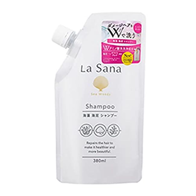 Lasana La Sana Seaweed Seamud Shampoo Refill 12.8 fl oz (380 ml)